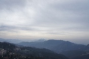 View from the porch at Wake & Bake Cafe, Simla, India